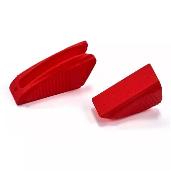 Vamzdžių veržliarakčio atsarginė dalis Knipex 86 09 250 V01 Raudonas plastikas 6 vnt.
