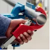Pipecutter Knipex 90 31 03 BK tinkamas žalvariui variui plienui