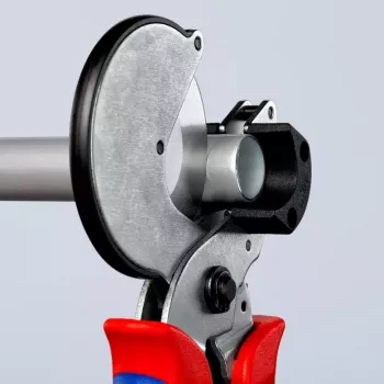 Vamzdžių žirklės Knipex 90 25 25 aliuminio juodos mėlynos raudonos 210 mm