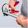 Vamzdžių žirklės Knipex 90 25 25 aliuminio juodos mėlynos raudonos 210 mm