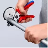 Vamzdžių žirklės Knipex 90 25 25 aliuminio juodos mėlynos raudonos 210 mm