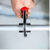 Vamzdžių žirklės Knipex 90 25 25 aliuminio juodos mėlynos raudonos 210 mm