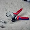 Vamzdžių žirklės Knipex 90 25 25 aliuminio juodos mėlynos raudonos 210 mm