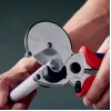 Vamzdžių žirklės Knipex 90 25 25 aliuminio juodos mėlynos raudonos 210 mm