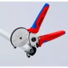 Vamzdžių žirklės Knipex 90 25 25 aliuminio juodos mėlynos raudonos 210 mm
