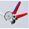 Vamzdžių žirklės Knipex 90 25 25 aliuminio juodos mėlynos raudonos 210 mm