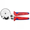 Vamzdžių žirklės Knipex 90 25 25 aliuminio juodos mėlynos raudonos 210 mm