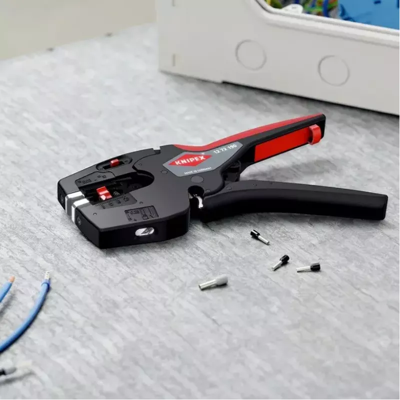 Knipex 12 72 190 replės Plieninė Plastikinė Rankena Juoda Raudona 190mm