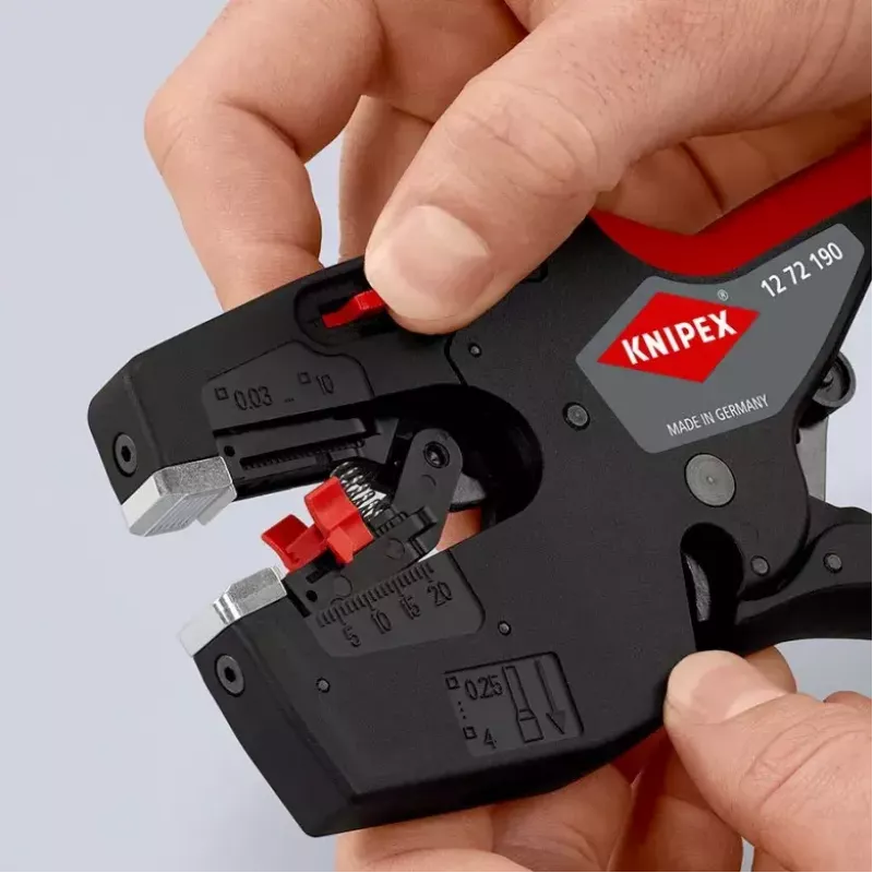 Knipex 12 72 190 replės Plieninė Plastikinė Rankena Juoda Raudona 190mm