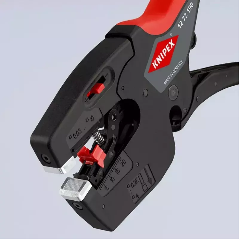 Knipex 12 72 190 replės Plieninė Plastikinė Rankena Juoda Raudona 190mm