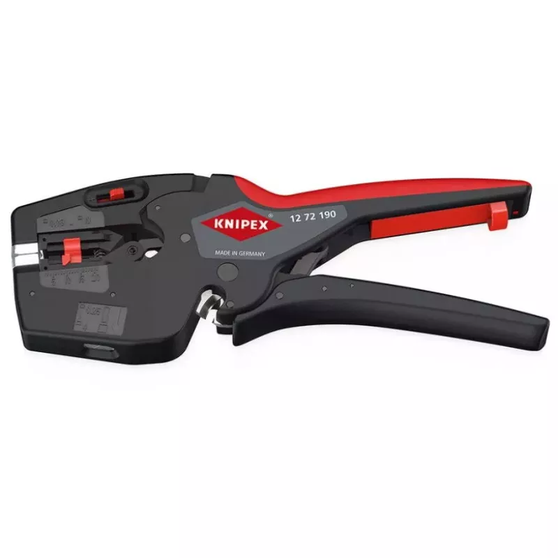 Knipex 12 72 190 replės Plieninė Plastikinė Rankena Juoda Raudona 190mm