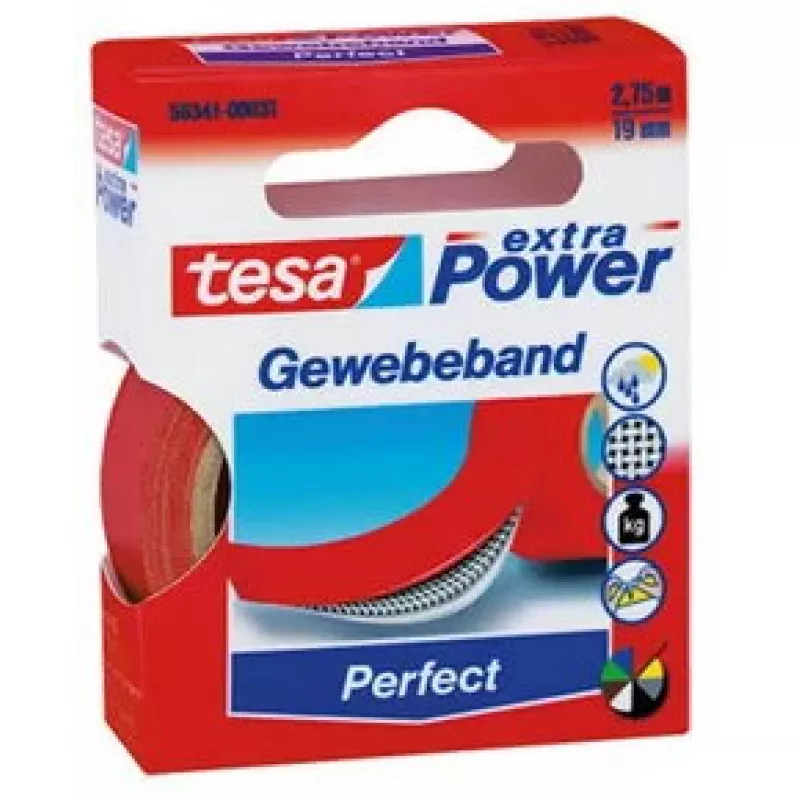 Raštinės juosta TESA 56341-00031 raudona 2,75 m 19 mm