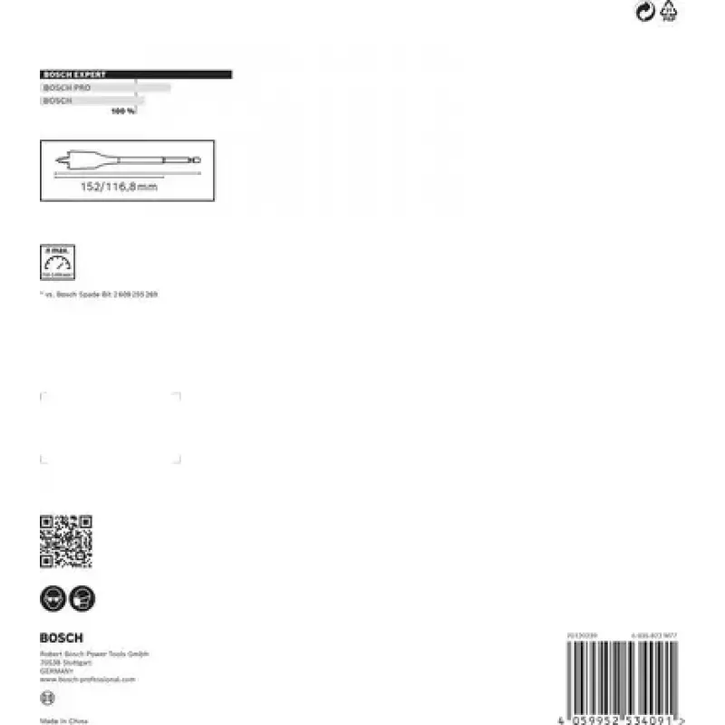 Bosch 2 608 900 336 grąžtas Plokščiasis grąžtas 13 vnt.