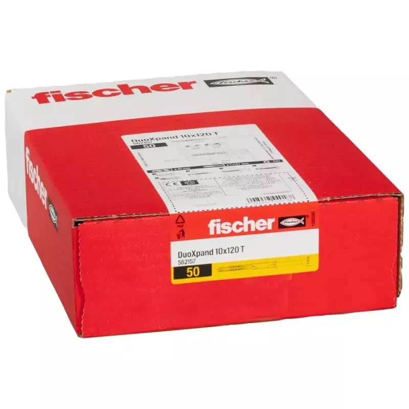 Fischer 562157 išsiplėtimo inkaras 120 mm nailono 50 vnt.