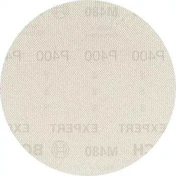 Abrazyviniai šlifavimo tinkleliai Bosch EXPERT M480 125 mm K400, pakuotėje 5 vnt.