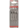 Bosch T 101 AO siaurapjūklio geležtė, anglinis plienas (HCS), 3 vnt.
