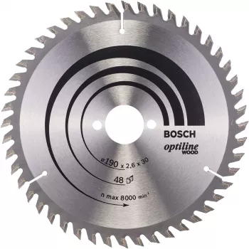 Bosch Optiline medienos diskiniai pjūklų peiliai, mediena, 19 cm, Bosch, 340 g, 1 vnt.