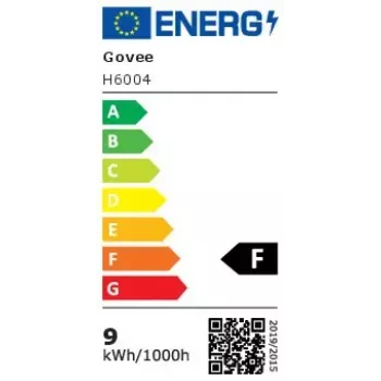 Išmanioji lemputė Govee Smart Wifi&BLE Light Bulb 800 lm — E27, 9 W, Wi‑Fi/Bluetooth, balta