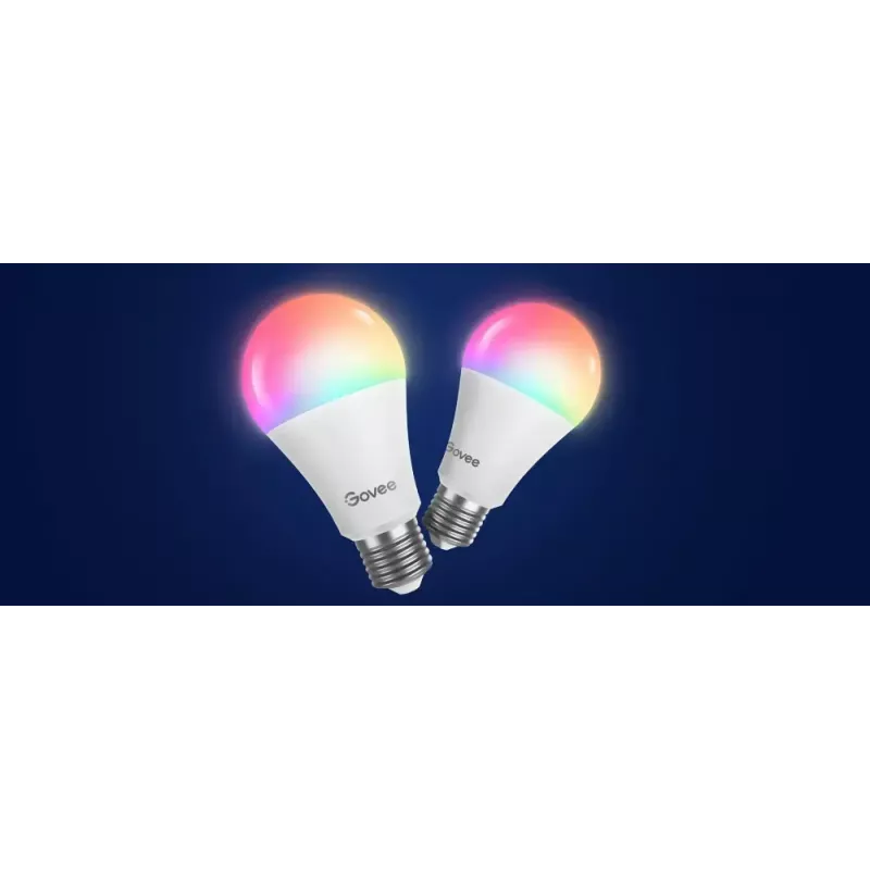 Išmanioji lemputė Govee Smart Wifi&BLE Light Bulb 800 lm — E27, 9 W, Wi‑Fi/Bluetooth, balta