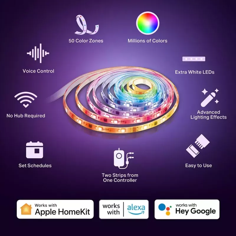 Universali juostinė lemputė TP-Link Tapo Smart Wi-Fi Light Strip