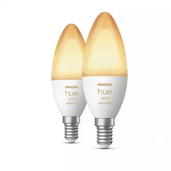 Išmanioji lemputė Philips Hue White ambience Candle E14, 5,2 W, Bluetooth/Zigbee, 39×39×117 mm
