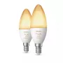 Išmanioji lemputė Philips Hue White ambience Candle E14, 5,2 W, Bluetooth/Zigbee, 39×39×117 mm