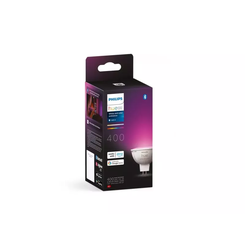 Išmanusis apšvietimo taškas Philips Hue White and colour ambience MR16, GU53, 6,3 W, Bluetooth/Zigbee