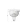 Išmanusis prožektorius Philips Hue White and colour ambience MR16, GU53, 6,3 W, Bluetooth/Zigbee