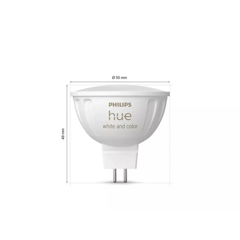 Išmanusis prožektorius Philips Hue White and colour ambience MR16, GU53, 6,3 W, Bluetooth/Zigbee