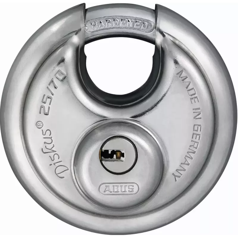 Discus pakabinama spyna ABUS 25/70 kd raktinė spyna 5 raktai 7cm