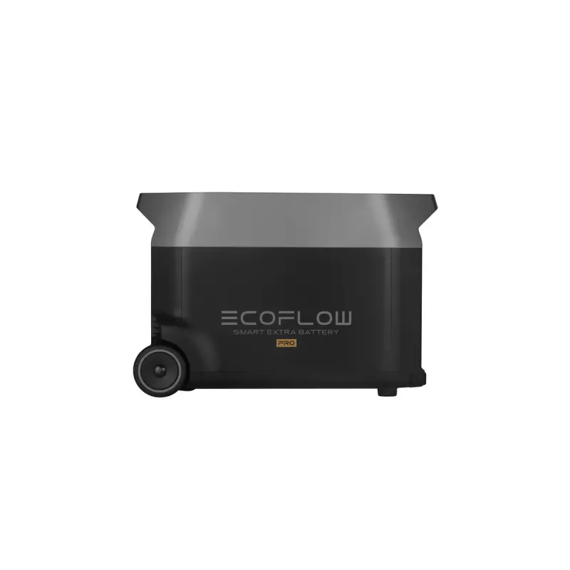 Baterija 3600Wh, skirta EcoFlow DELTA Pro — 39 kg, 635×285×416 mm, juoda