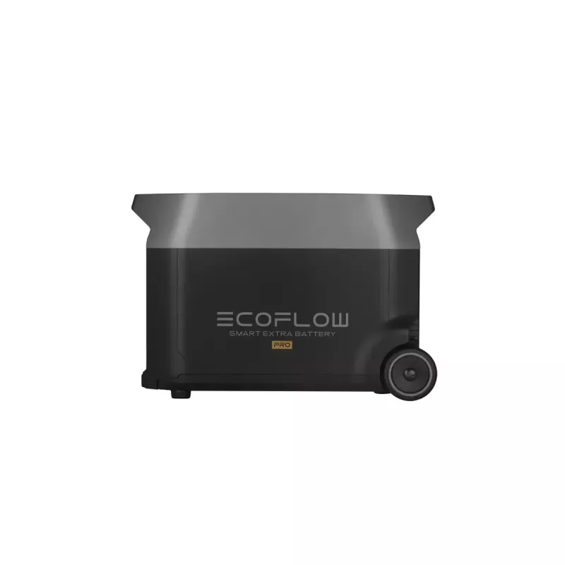 Baterija 3600Wh, skirta EcoFlow DELTA Pro — 39 kg, 635×285×416 mm, juoda