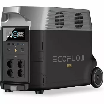 Baterija 3600Wh, skirta EcoFlow DELTA Pro — 39 kg, 635×285×416 mm, juoda