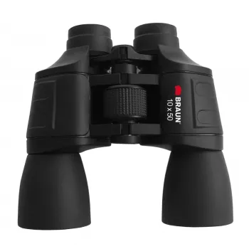 Žiūronai BRAUN 10x50 — 10× didinimas, 50 mm objektyvo lęšiai