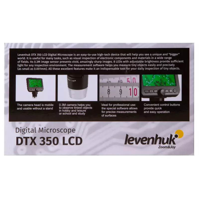 Skaitmeninis mikroskopas Levenhuk DTX 350 LCD, 600x didinimas