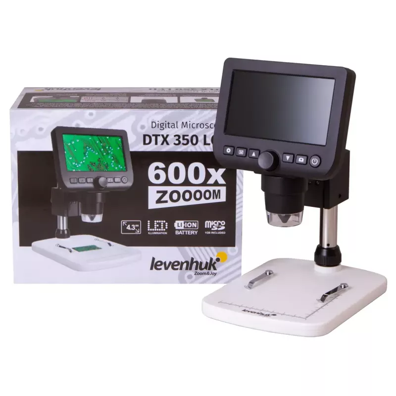 Skaitmeninis mikroskopas Levenhuk DTX 350 LCD, 600x didinimas