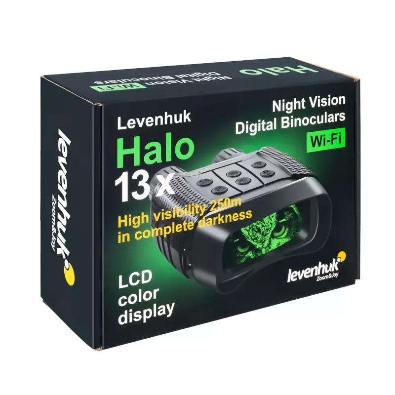 Binokliai Levenhuk Halo 13x Didinimas 13x Objektyvo skersmuo 3,35 cm Juoda