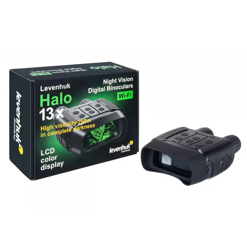 Binokliai Levenhuk Halo 13x Didinimas 13x Objektyvo skersmuo 3,35 cm Juoda