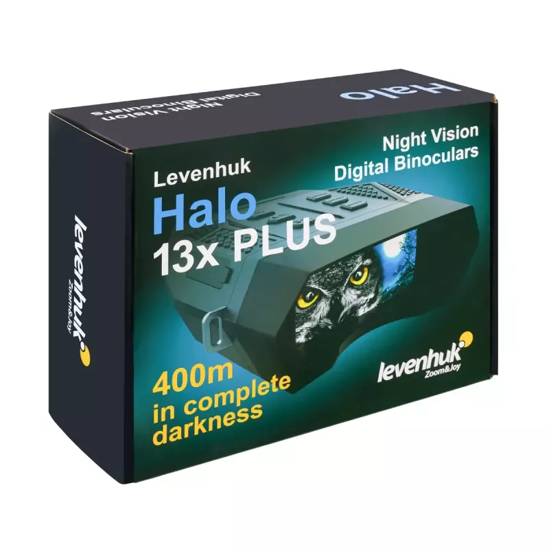 Binokliai Levenhuk Halo 13x Plus 13x didinimas juodi