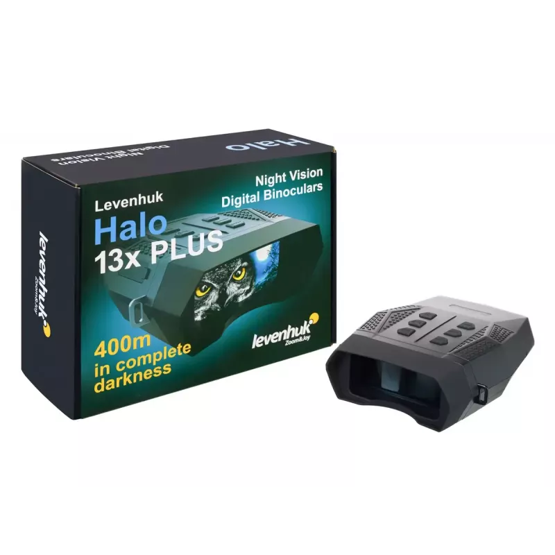 Binokliai Levenhuk Halo 13x Plus 13x didinimas juodi