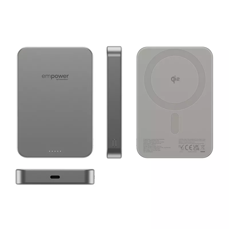 Išorinė baterija PanzerGlass empower by empower Bank 10000mAh Titanium