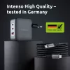 Maitinimo adapteris Intenso W100ACC+C520C 100W greitas įkrovimas GaN juodas