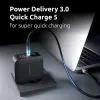 Maitinimo adapteris Intenso W100ACC+C520C 100W greitas įkrovimas GaN juodas