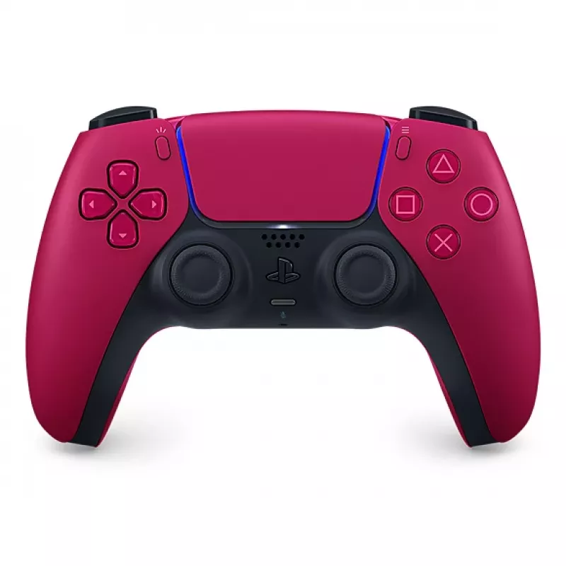 Gamepad Sony DualSense V2 — Cosmic Red, Bluetooth 5.1 & USB-C, Suderinamas su PS5, PC, Mac, iOS, Android, 1560 mAh