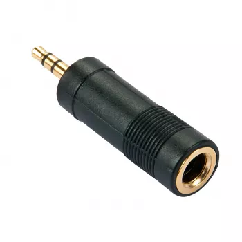 Lindy adapteris 3,5 mm stereo lizdas (kištukas) – 6,3 mm stereo lizdas (lizdinė)