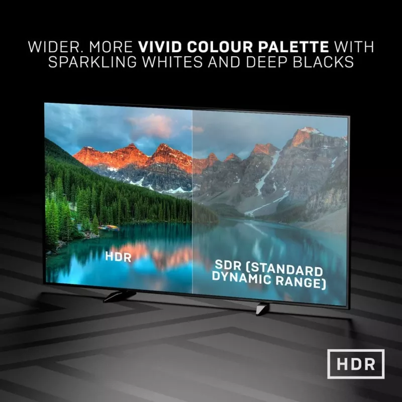 Lindy 0,5 m didelės spartos HDMI laidas, Juoda Line
