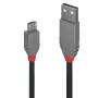 Lindy 5m USB 2.0 Type A į Micro-B kabelis, Anthra Line