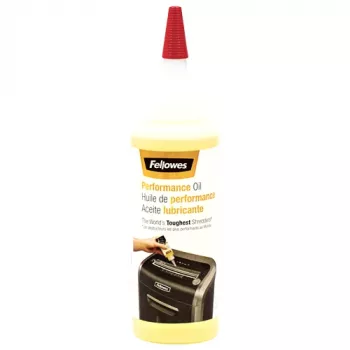 Fellowes Powershred buteliukas su tepalu (120 ml), tepimo alyva, gintarinė, 0,12 L, 44,5 mm, 44,5 mm, 161,9 mm