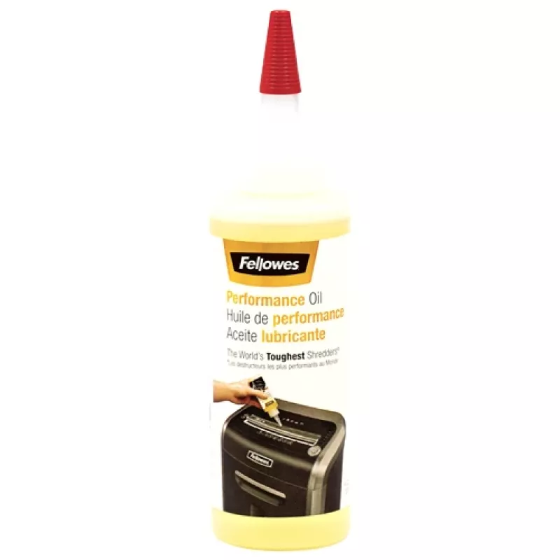 Fellowes Powershred buteliukas su tepalu (120 ml), tepimo alyva, gintarinė, 0,12 L, 44,5 mm, 44,5 mm, 161,9 mm