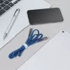 USB laidas Rivacase PS6105 BL12 USB 2.0 1.2m USB C mėlynas